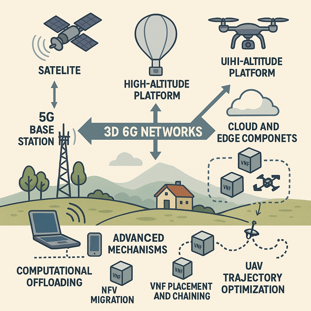 Three Dimensional 6G Networks