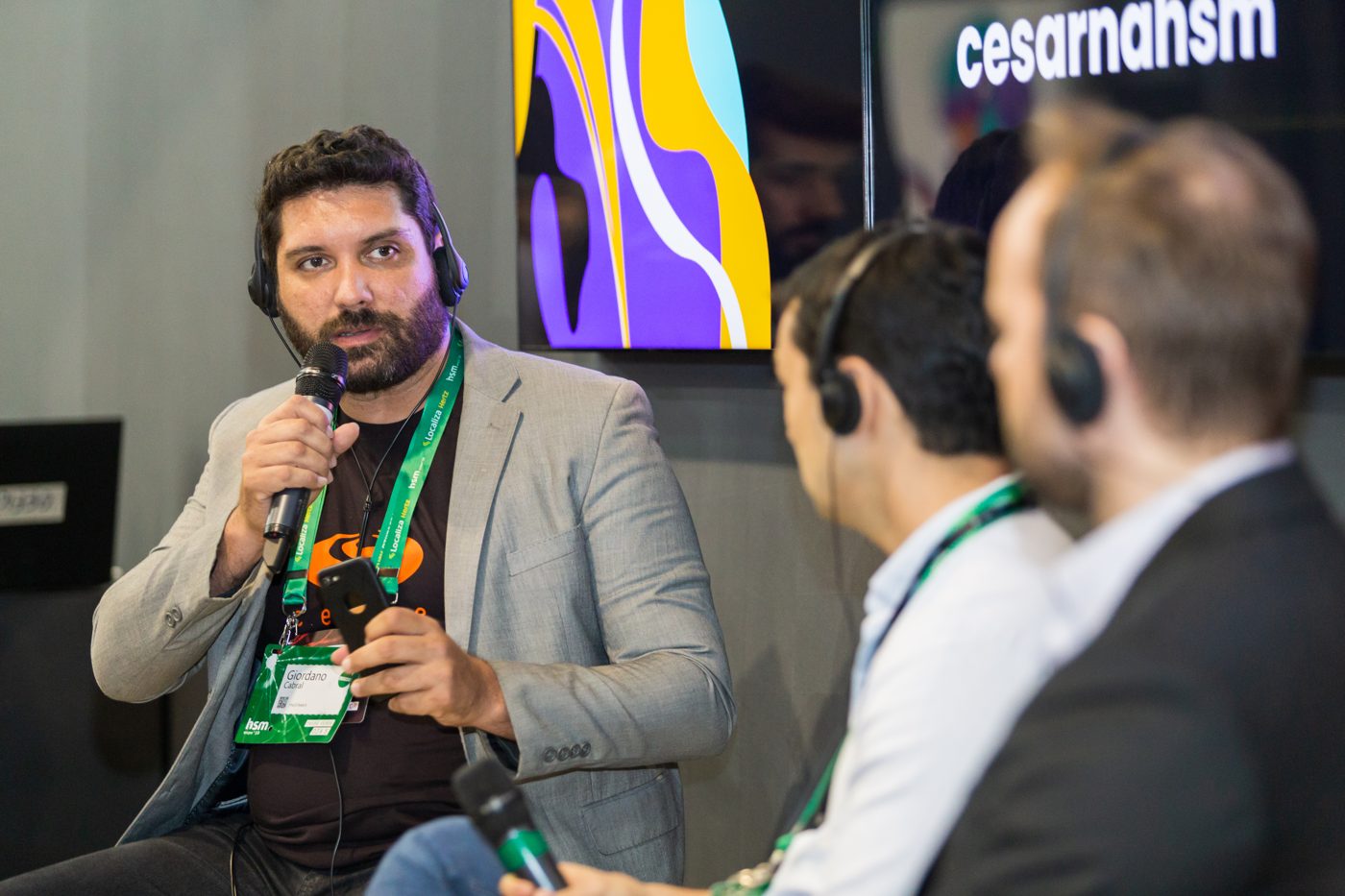 Painel na HSM Expo, 2019