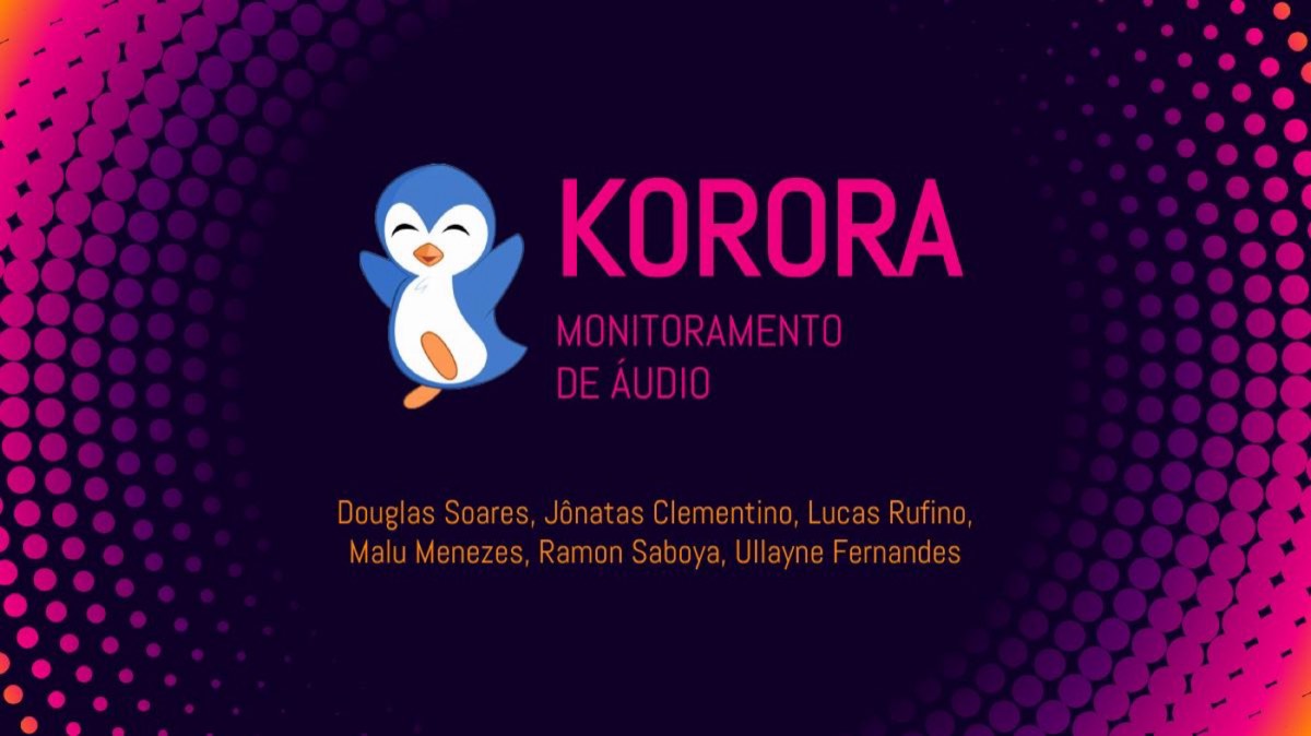 Apresentação do Korora, monitoramento de áudio de rádio e TV