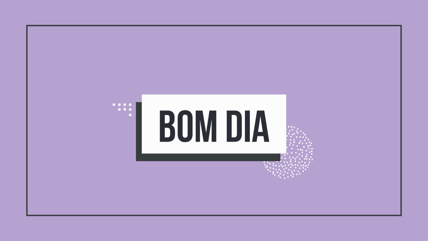 Apresentação do gerador de imagens de bom dia