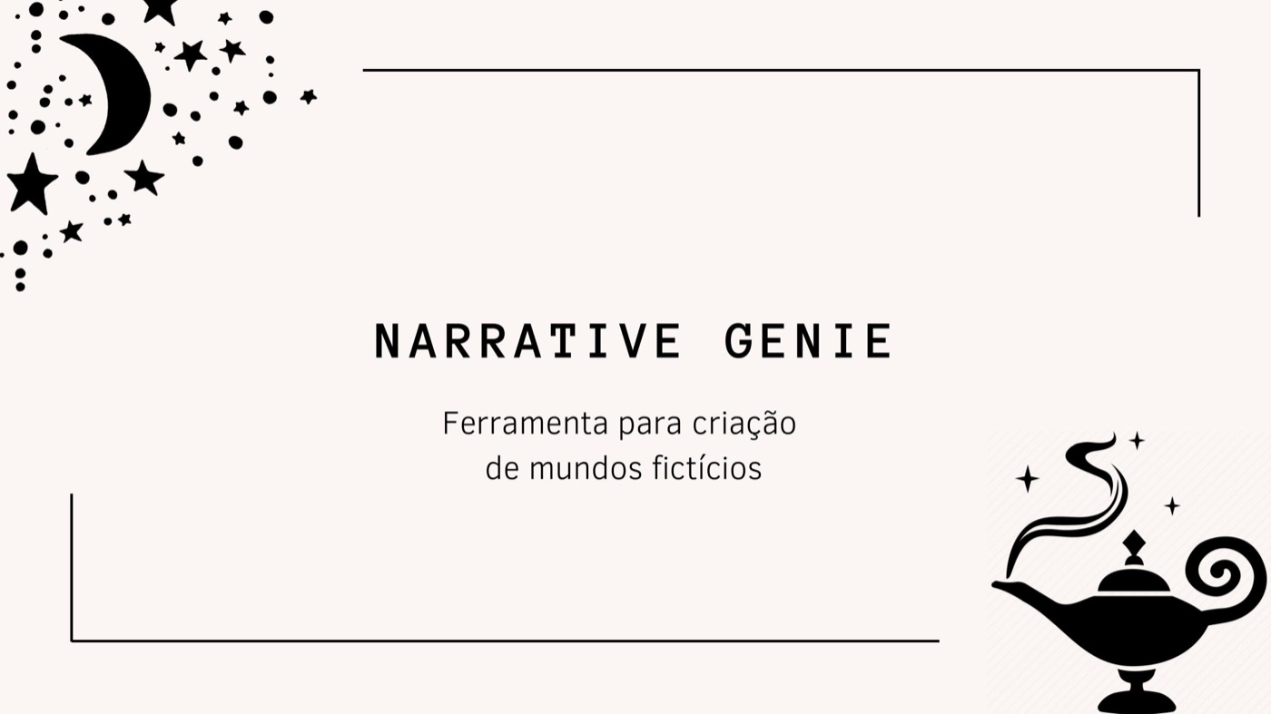 Narrative Genie, ferramenta para criação de mundos fictícios