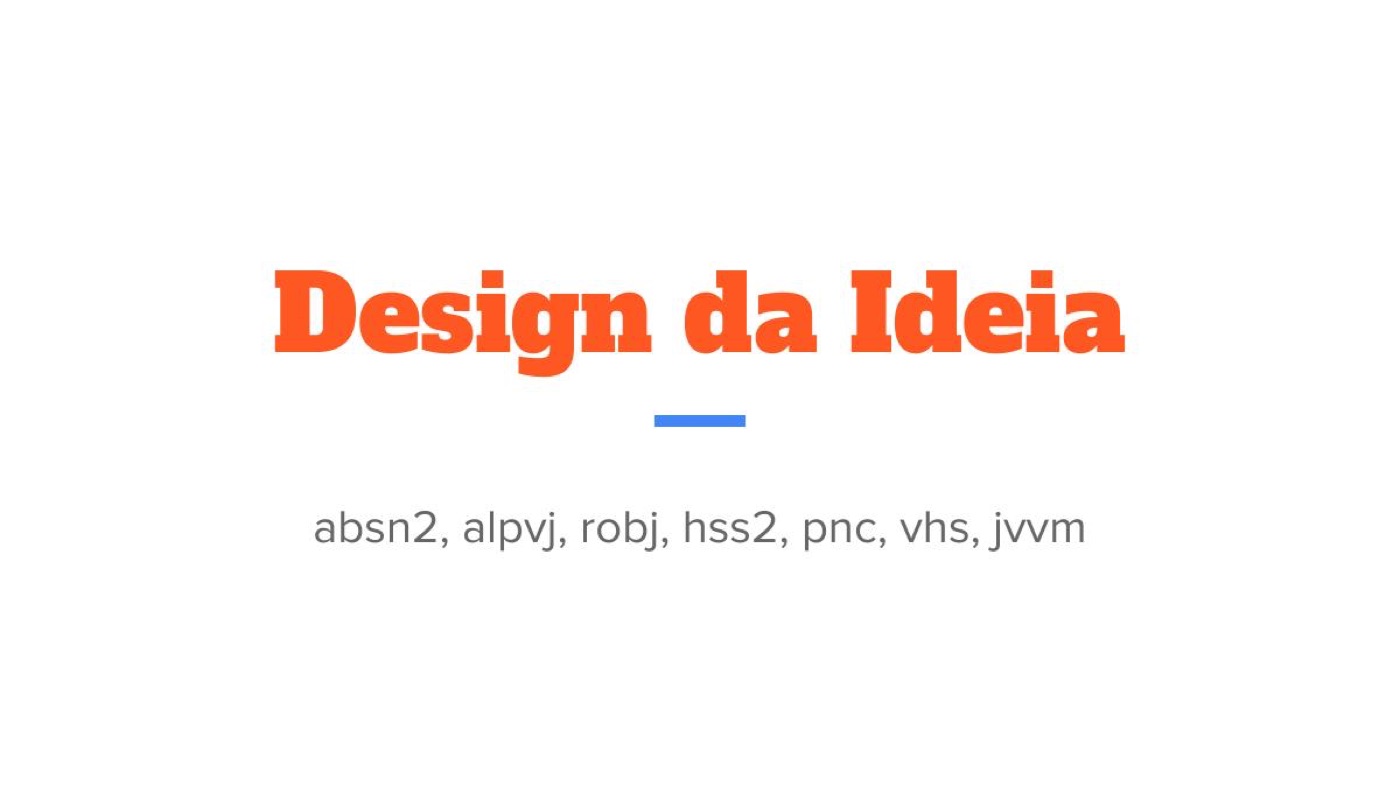 Design da Ideia (2020.2)
