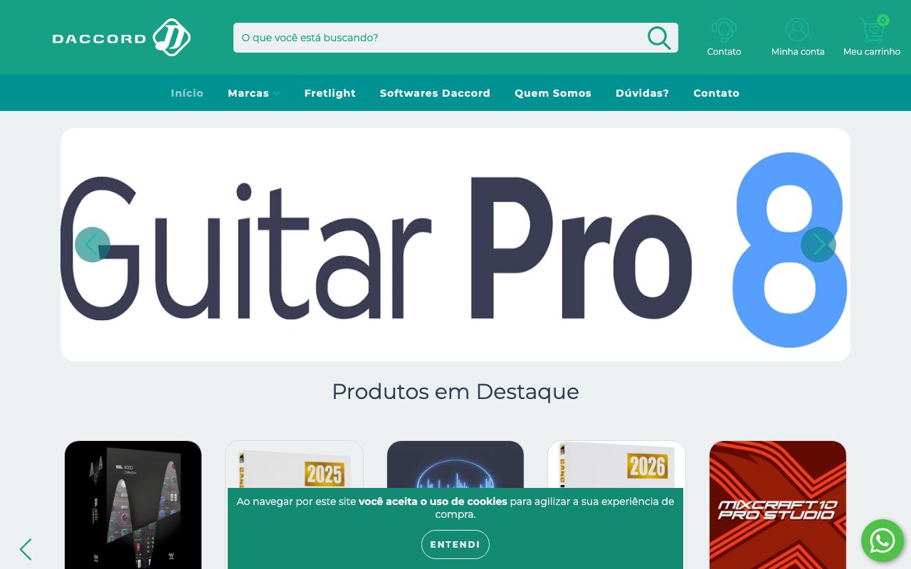 Site da Daccord em setembro de 2026