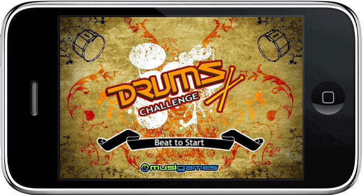 Drums Challenge para iPhone (2009): batalhas de bateria em 25 fases e 8 estilos, no esquema