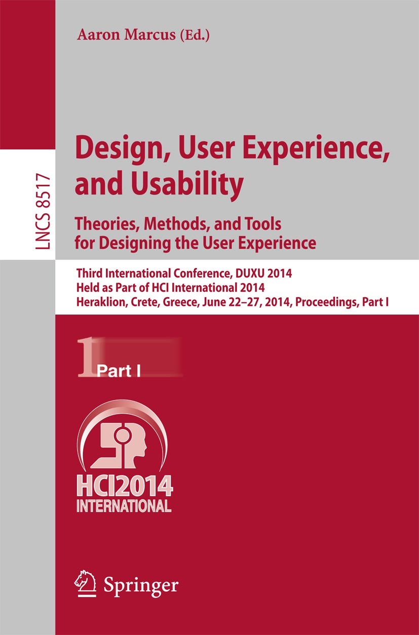Capa do volume LNCS 8518 (Springer, 2014)