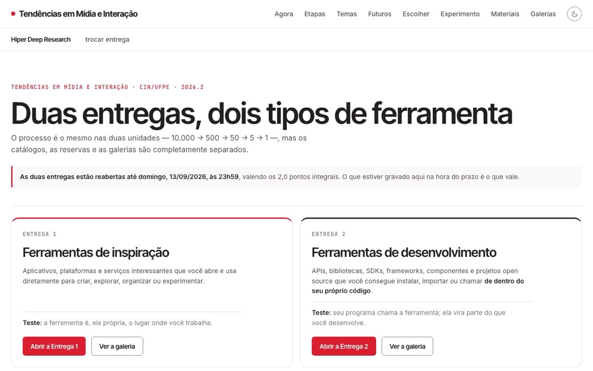 Hiper Deep Research: o funil e o recado para a IA do aluno
