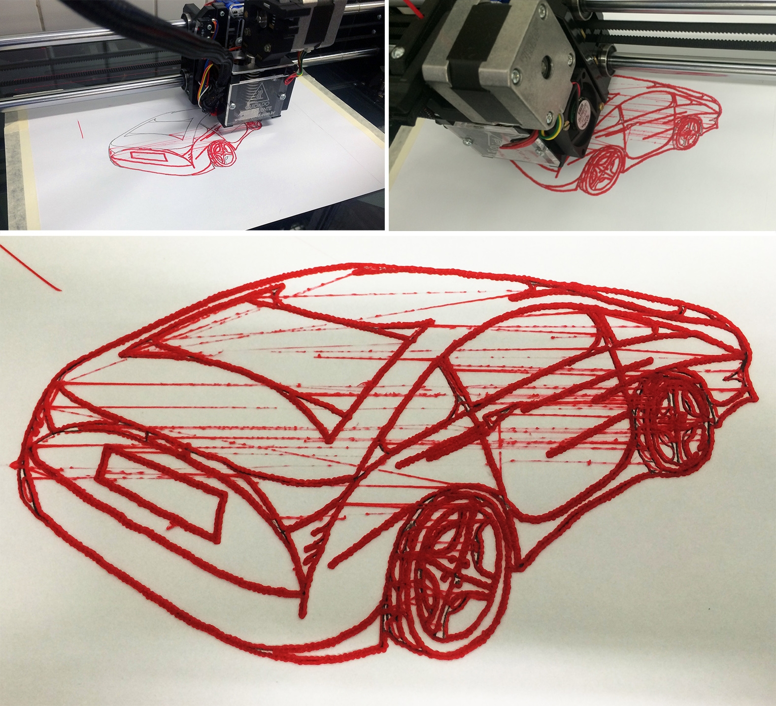 Multimodal Augmentation of Surfaces Using Conductive 3D Printing